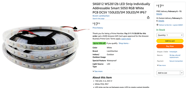 LEDSK6812Waterproof