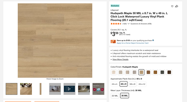 VinylHudspethMaple30MIL8.7x48